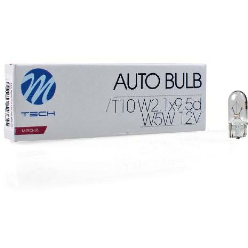 Ampoule Wedge W5W T10 12V 5W - Boite de 10 ex.