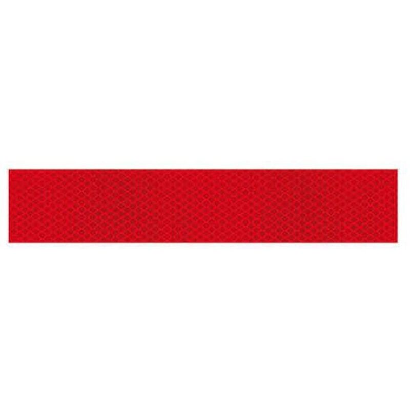 Ruban adhesif exterieur reflechissant 1m - Rouge