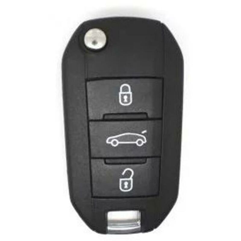 Plip de clé 3 boutons avec électronique Peugeot 208, 2008, 308, 508