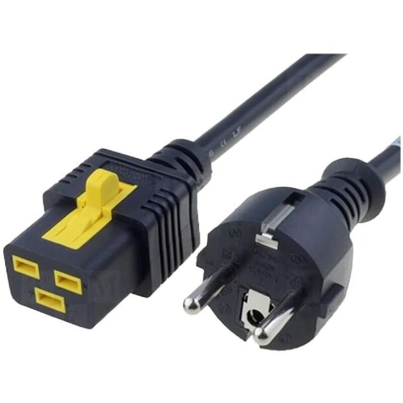 Câble d'alimentation IEC-60320 Connecteur C13 femelle vers C14 mâle 3