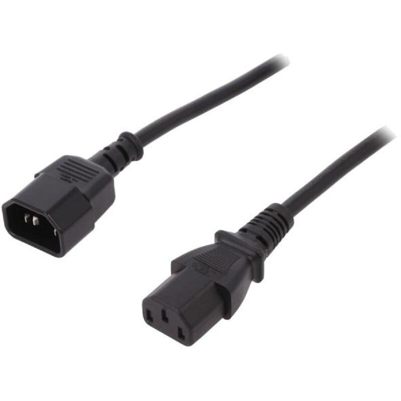 Cable rallonge C13 femelle vers C14 mal 1.2m