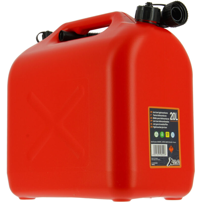 Jerrican Essence 10l Bidon Essence 10L YaoFaFa - Indicateur Niveau Et Sécurité Réservoir Essence Sécurité