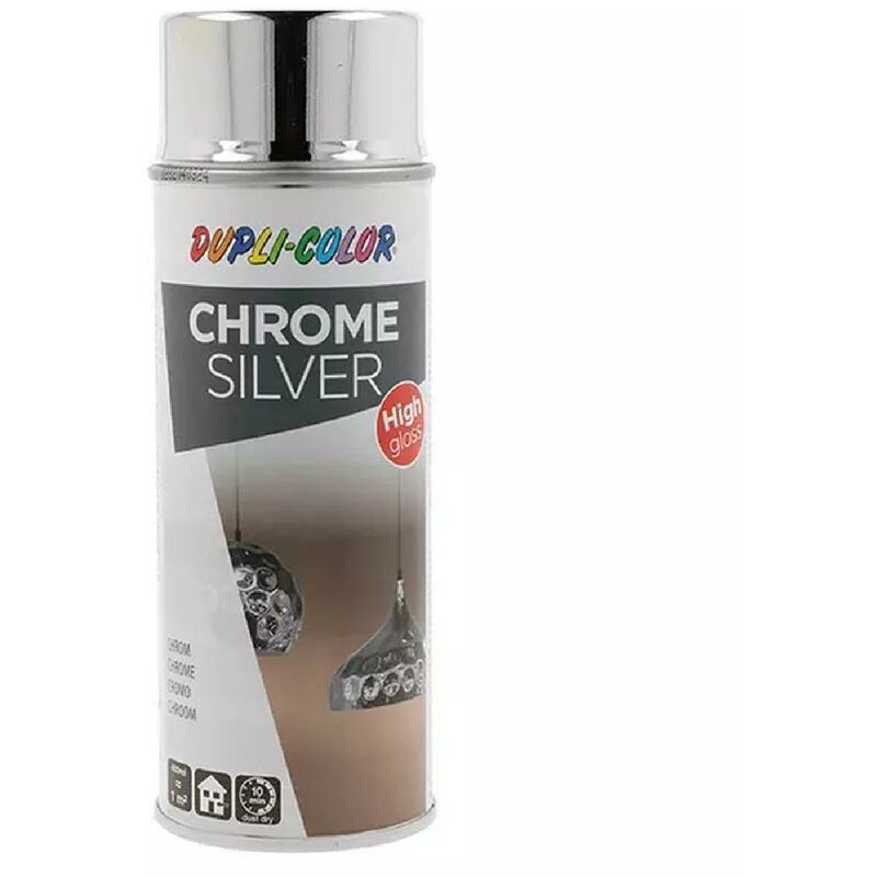 Peinture en aérosol à effet chromé argenté 400ml AKZO NOBEL DECORATIVE  PAINTS | Sanifer