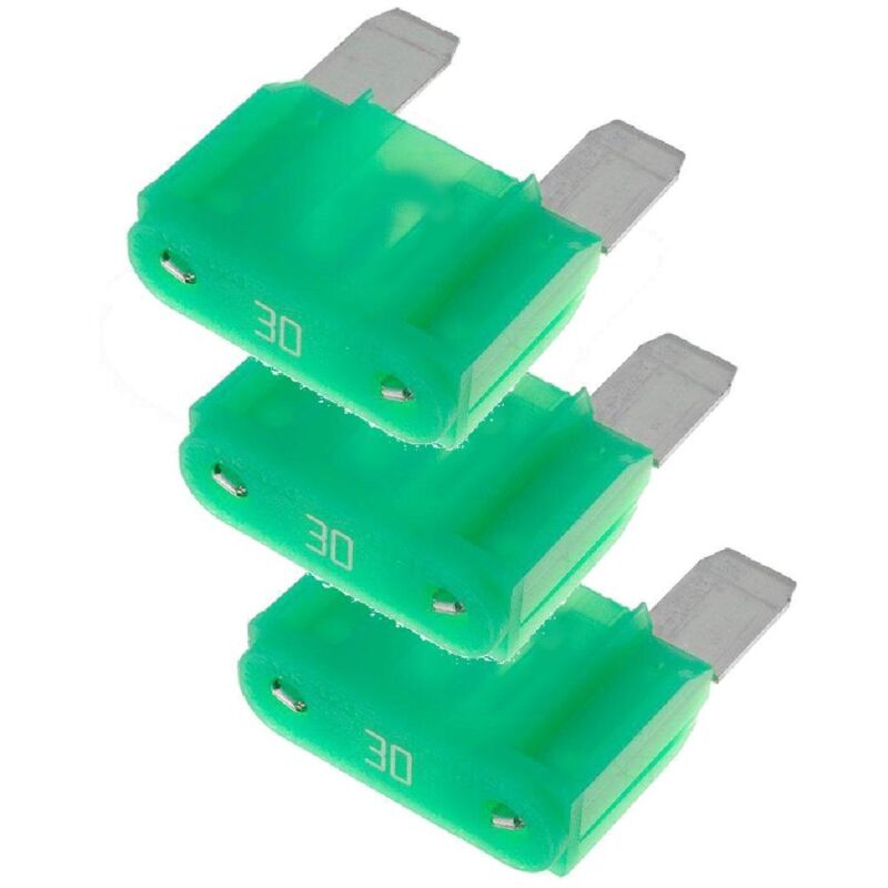 Cora Lot De 10 Fusibles Maxi 30A - Protection Électrique Fiable 28x35 Mm