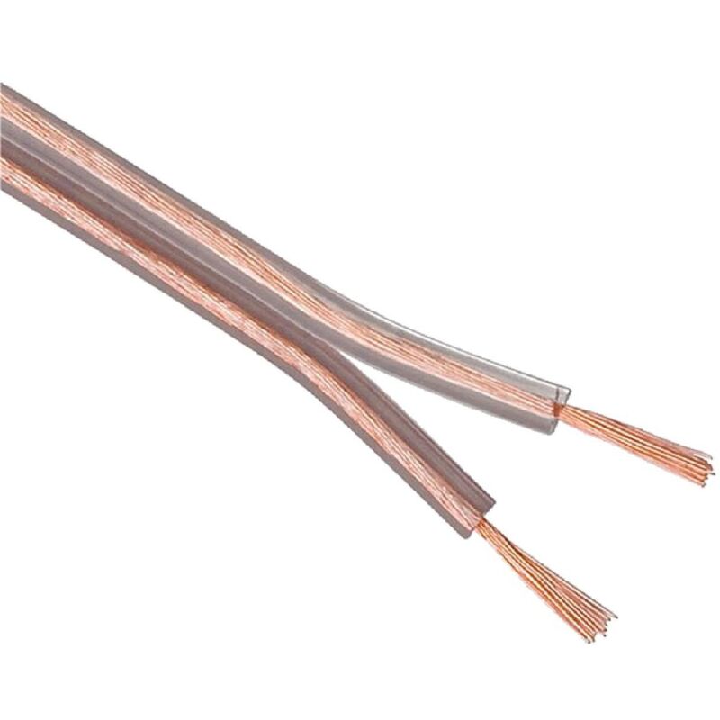 Câble Haut-parleur 100 M - 2 X 2,5 Mm² CCA Cuivre, Flexible, Pour Installation Audio Voiture Ou Home Cinéma | Câble Boîte Polarisé, Marquage Continu