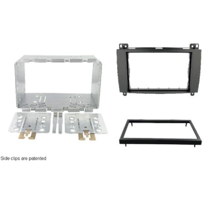 A232 Radioblende Set 2 DIN für Mercedes C Klasse W203 CL