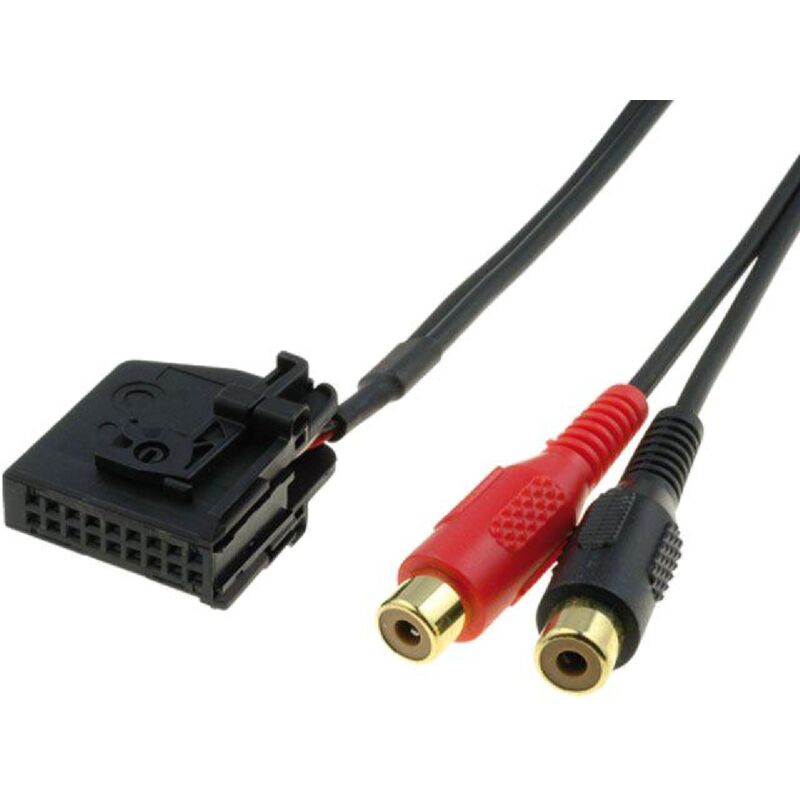 Sound-way Câble Adaptateur Autoradio ISO Avec Antenne FAKRA Amplifiée - Compatible Seat Altea, Ibiza, Leon Dès 2004/2005