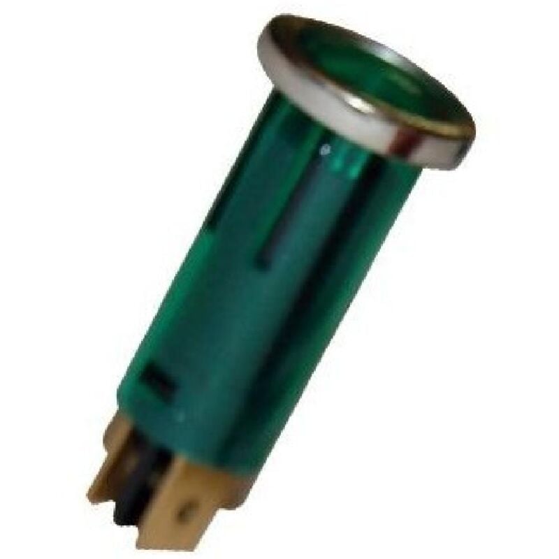 Voyant Lumineux Tubulaire Vert 16.75mm