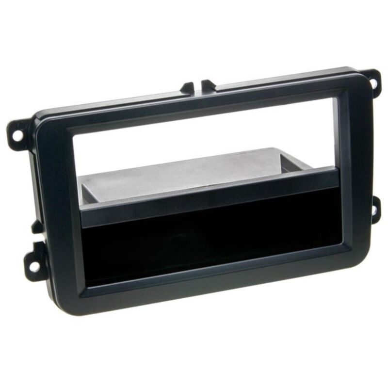 Hama Support De Montage 1-DIN Noir Pour Autoradio – Compatible VW, Seat, Skoda (Golf 5, Touran, Octavia, Altea)