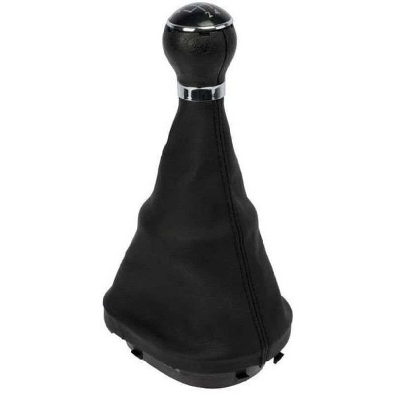 Pommeau + Soufflet adaptable compatible avec VW Touran 5 et 6 vitesses - Noir