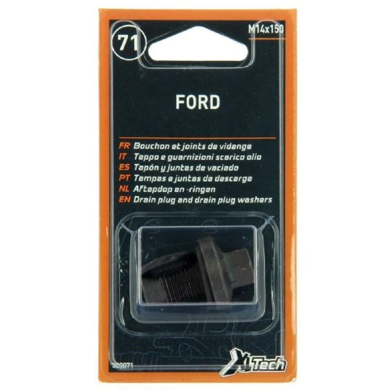 XLTECH 1 bouchon de vidange + 2 joints compatible avec Ford M14