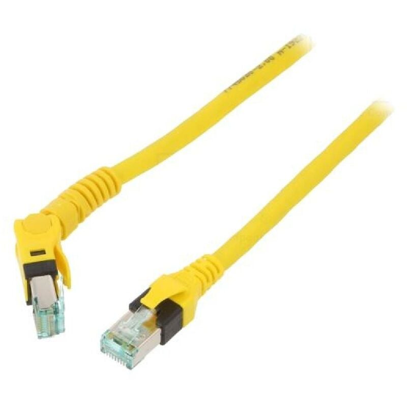 Câble Ethernet RJ45 - CAT 5e - Jaune - 2m