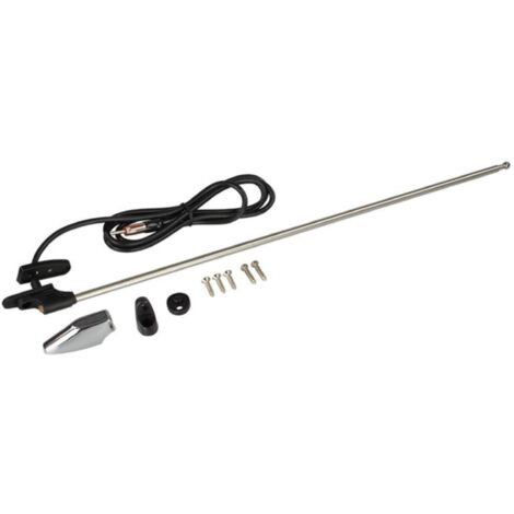 Antenne télescopique AM/FM pour Mitsubishi Pajero et Nissan Patrol – Longueur 144,5 cm – Câble 140 cm – Connecteur Holm OEM DIN – ACV - S680232 (1/2)