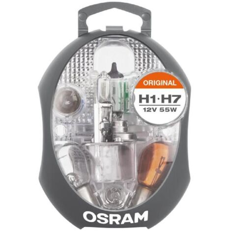 OSRAM Boite de lampes de rechange halogenes H1-H7 - 12V