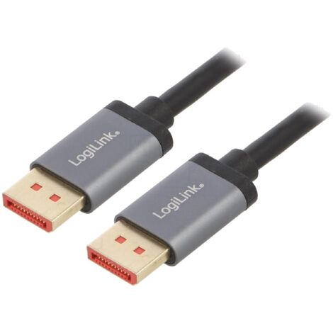 Câble DisplayPort 1.2 - 2 Mètres - Mâle Vers Mâle - Résolution Jusqu'à 4K @ 60Hz - Pour PC Vers Moniteur - Nedis