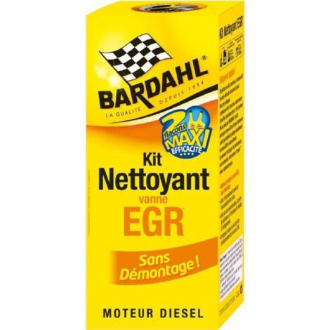 Bardahl – Kit nettoyant vanne EGR 2 flacons de 350ml – Nettoyage moteur performant – Optimisation des performances – Pour entretien automobile - EGR 2 X