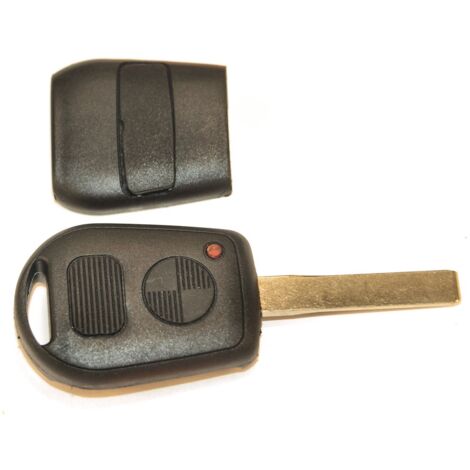 BMW25 - Coque de cle et lame compatible avec BMW 2 boutons (1/2)