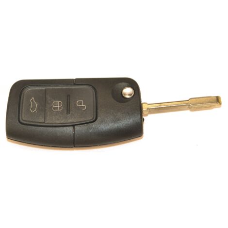 FOR304 - Coque compatible avec Ford Max Fiesta Mondeo Focus Ka 3 boutons (1/2)