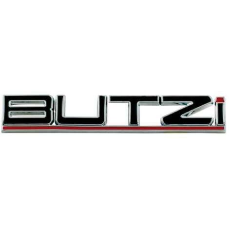 Sticker 3D - Chrome - Noir - Butzi