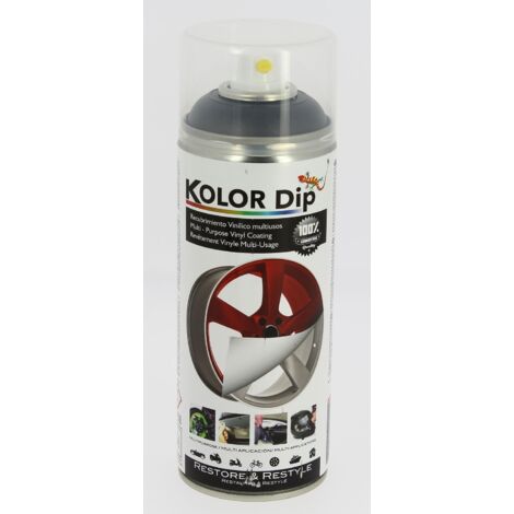 Bombe peinture finition Anthracite metallique - Spray 400ml - KolorDip