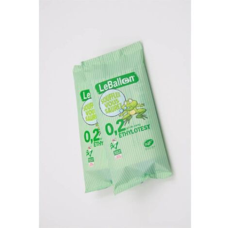 40x Ballon ethylotest 0.2g jeune conducteur (1/2)