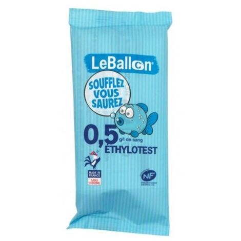 40x Ballon ethylotest 0.5g (1/2)