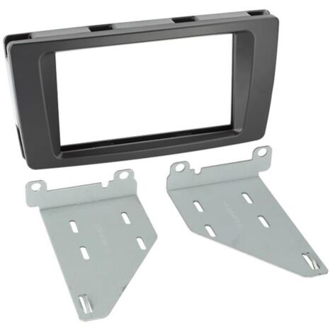 Kit Facade autoradio 2DIN compatible avec Skoda Octavia Yeti ap04 Noir (1/2)