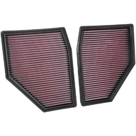 Filtre à Air K&N Lavable - Compatible Cruze, ATS-V - Réutilisable Haute Performance - Garantie 10 Ans