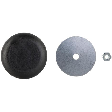 Cache-trou antenne D40mm noir