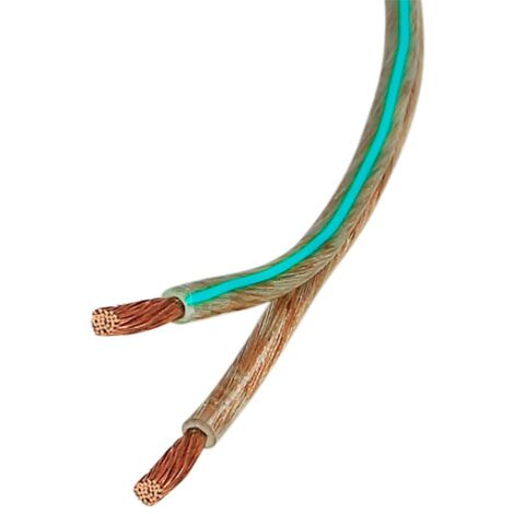 MANAX 100 M Speaker Cable 2 X 1,50 Mm² Transparent