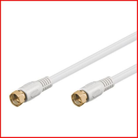 Cable Satellite RG59 10m Fiches F Males