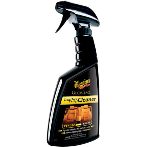 Nettoyant cuir 475ml – Élimine taches aqueuses et résidus gras – Adapté à toutes les couleurs – Pour cuir, skaï et vinyles – Meguiars (1/2)