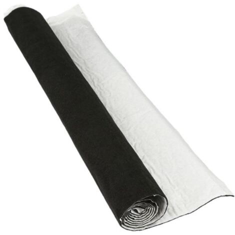 Tissu de revêtement noir 1400 mm x 700 mm – Pour recouvrement de grandes surfaces – Finition élégante et moderne – 1 rouleau – ACV - S649922 (1/2)