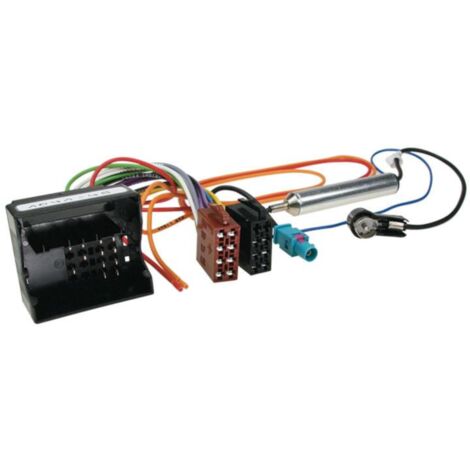 Faisceau ISO autoradio compatible avec alfa Citroen Peugeot avec adaptateur antenne ISO
