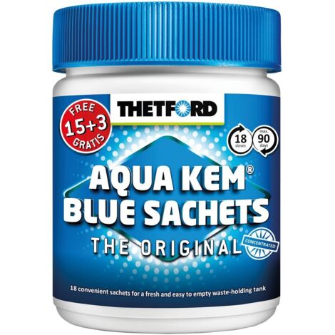 Traitement Aqua Kem Bleu 15 Sachets (1/2)