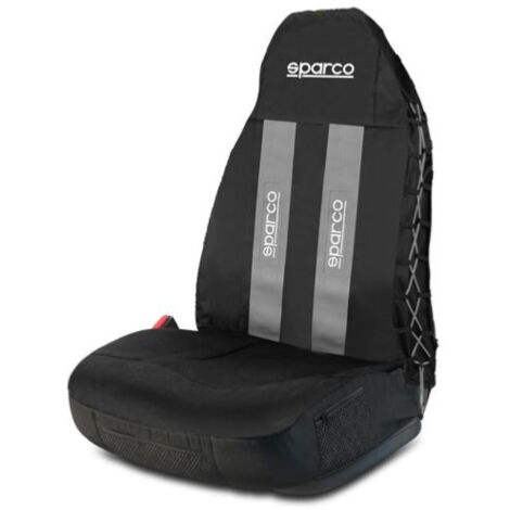 1 COUVRE SIEGE SPARCO NOIR/GRIS (1/3)