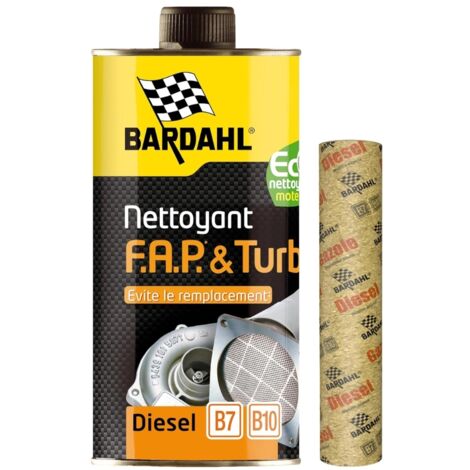 Bardahl – Nettoyant FAP et Turbo 1 Litre – Évite l’encrassement du filtre à particules – Prolonge le bon fonctionnement du moteur – Brûle les suies retenues (1/3)