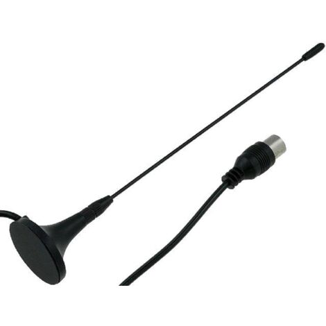 Antenne reception TV 0.17m DVB-T concentrique 9.5mm aimant (1/6)