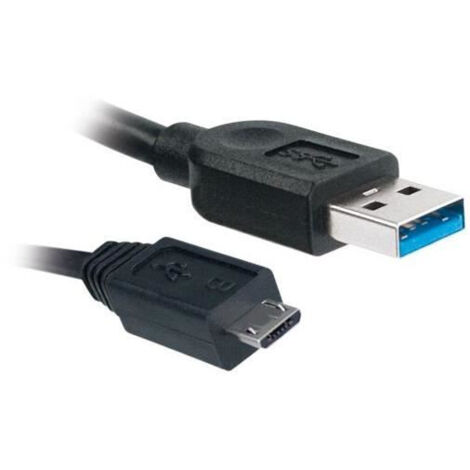 APM Cordon USB 2.0 USB-A Micro USB - Male Male - Noir 1m (1/2)