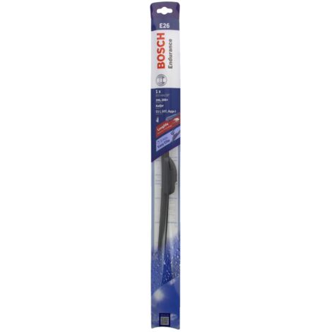 Bosch – Balai essuie-glace ultra plat Adapt ENDURANCE E26 – Essuyage optimal avec spoiler intégré – Réduction du bruit à grande vitesse (1/5)