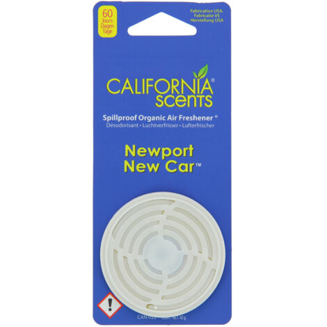 DESODORISANT CALIFORNIA SCENTS SENTEUR NEWPORT NEW CAR (1/3)