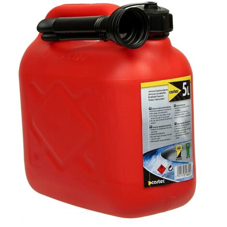 CARTEC Jerrican 5L Homologue Carburant rouge (1/4)