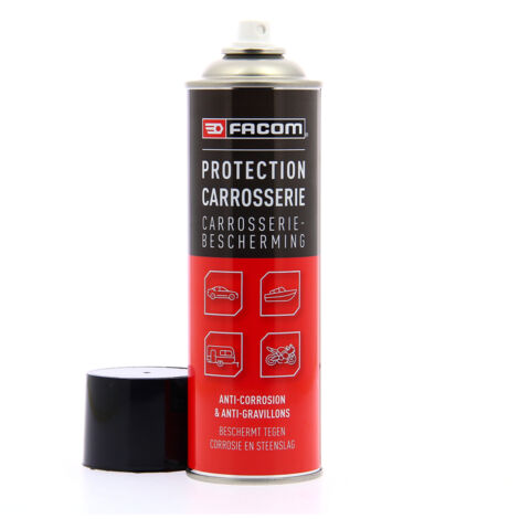 Facom – Protection carrosserie 500ml – Antirouille et primaire pour métal – Finition lisse et étanche – Applications châssis et éléments métal