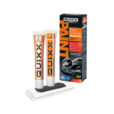 Efface-rayures pour voiture – Kit de rénovation peinture – 1 set avec polish et finition – Papier émeri 3000 inclus – Quixx System - C54792 (1/10)