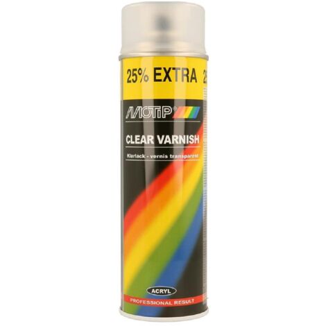 VERNIS TRANSPARENT MAT AEROSOL 500ML MOTIP
