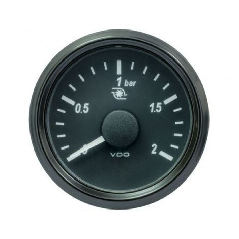 VDO - Mano Pression Turbo S.V 0-2B D.52 F.Noir 853292