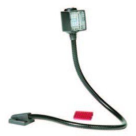 Lampe flexible 50 cm 5W 12V – Lentille transparente et rouge – Éclairage ciblé pour lecture nocturne – Installation facile – Sumex (1/2)