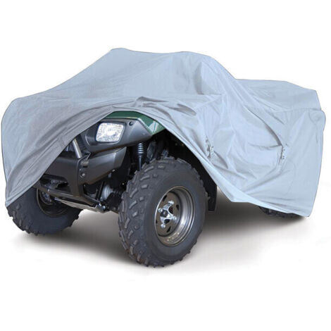 Housse De Quad XL 251x125x85 Cm - Protection Extérieure Imperméable UV - Double Couche, Ventilation, Tissu Ignifuge échappement - 9