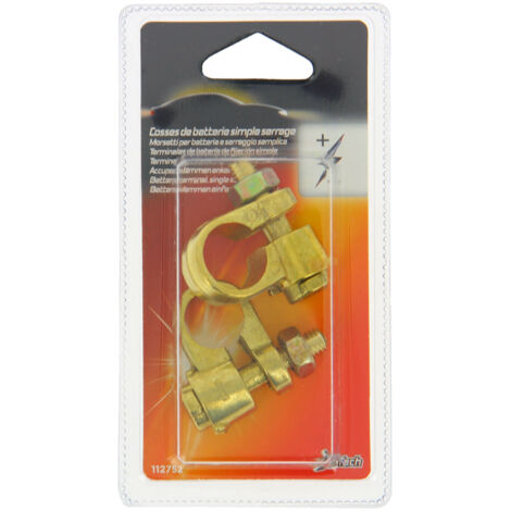 Cartec 2 Cosses Batterie Simple Serrage -+--- En L (1/3)