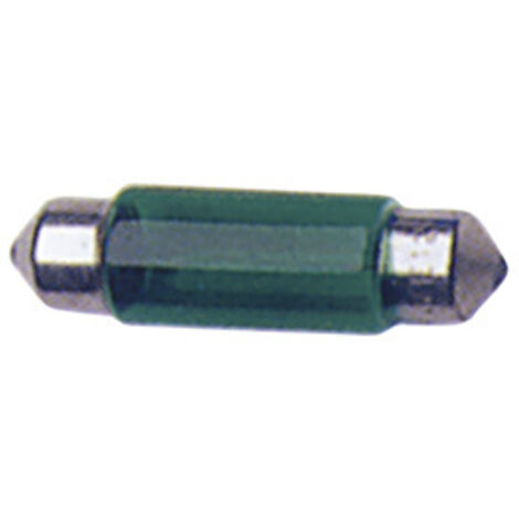 2 Ampoules Navettes T11 35mm 10W SV8.5D - Vert - C5W (1/2)